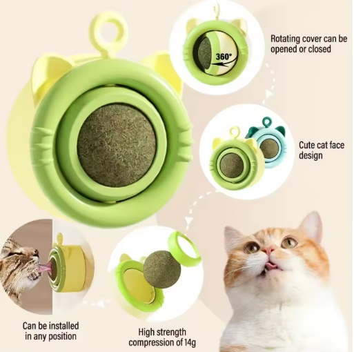 Catty & Doggy™ Rotatable Catnip Balls 🐾